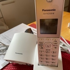 Panasonic コードレス電話機　説明書つき　取引中