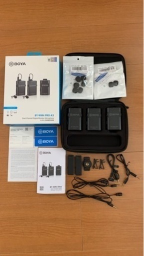 BOYA-WM4PRO K2 カメラ/スマホ用ワイヤレスマイク