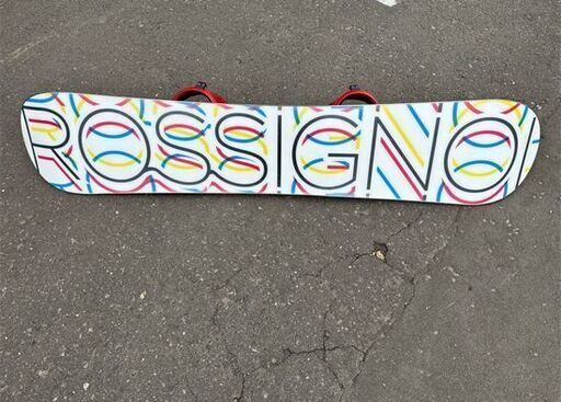 ロシニョール スノーボード 139cm フラットキャンバー バインディング