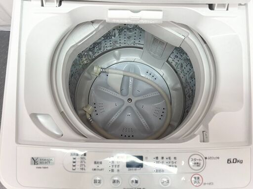 ジモティー特価】YAMADA ヤマダ 縦型洗濯機 6kg YWM-T60H1 2022年製 