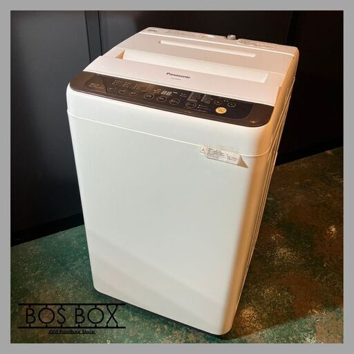 Panasonic パナソニック 全自動 洗濯機  NA-F60PB9 2016年製 6㎏ ホワイト●BA08N052
