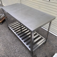 【受付終了】作業台(ワークテーブル) 1270×600×800