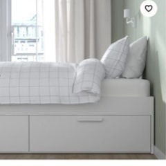 IKEA 収納付きシングルベット(マットレス付き)