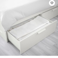IKEA 収納付きシングルベット(マットレス付き)