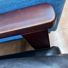 😆比較的良好😆2Pアームソファ 2人掛けソファ😆クッション付き 黒 ブラック😆3290