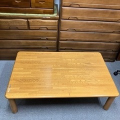 北海道　帯広　座卓　ローテーブル　木製　シンプル　頑丈　
