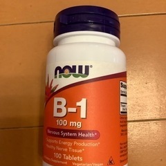 【新品未開封】 NOW Foods, ビタミンB-1、100mg...