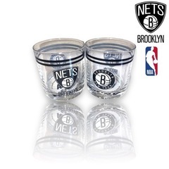 Brooklyn NETS ロゴグラス　2個セット