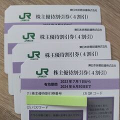 ＪＲ東日本　旅客鉄道   株主優待優待5枚