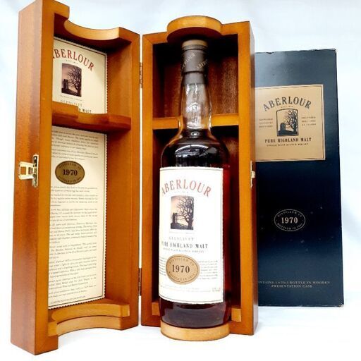ABERLOUR ウイスキー 1970 SINGLE MALT シングルモルト 21年 未開栓
