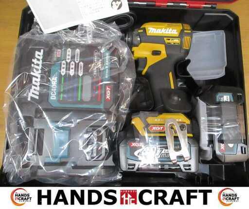 マキタ makita TD002GDXFY インパクトドライバ 40V バッテリー×2 充電器 未使用 イエロー 【ハンズクラフト宜野湾店】