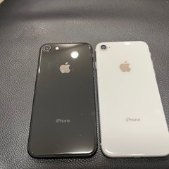 iPhone8 2台 iPhone8本体（中古）2台同梱出品