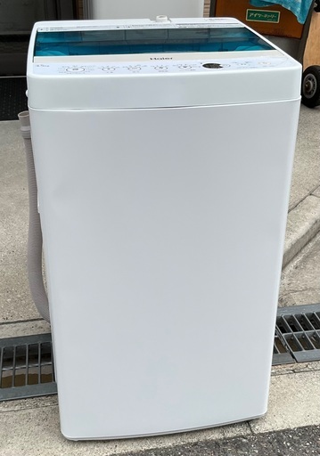 【RKGSE-040】特価！ハイアール/4.5kg全自動洗濯機/JW-C45A/中古/2018年製/当社より近隣無料配達OK！
