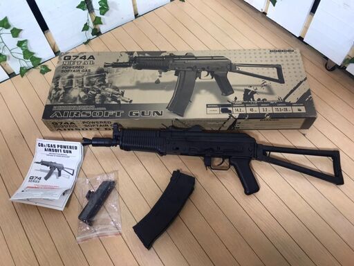 【愛品館八千代店】WELL　G74A(AK74U)　ガスブローバックエアガン　Co2