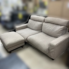 J2592　MUJI 無印良品 良品計画 2.5人掛けソファ  ワイドアーム2.5シーター　ダウンフェザーソファ　オットマン付　クリーニング済み J2592 MUJI 無印良品 良品計画 2.5人掛けソファ ワイドアーム2.5