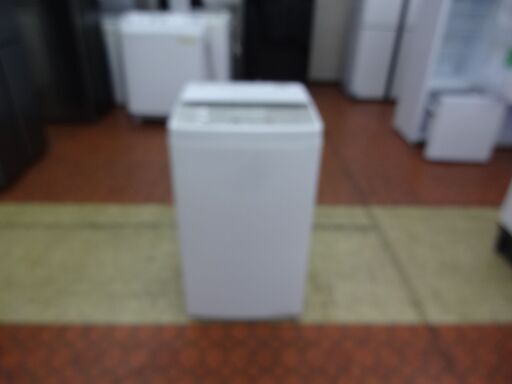 ID 075531　洗濯機4.5K　アクア　２０２１年製　AQW-S4M(W)