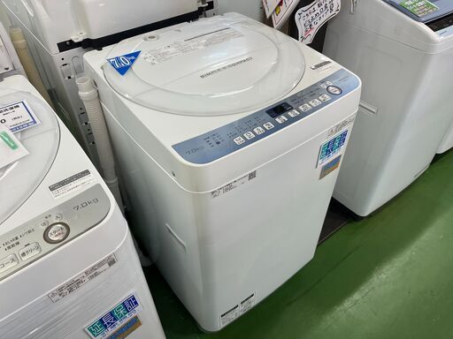 【愛品館八千代店】保証充実SHARP2018年製7.0㎏全自動洗濯機ES-T711