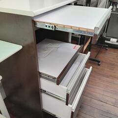 ☆【木村商事】キッチンカウンター 食器棚 幅約130cm 💳自社配送時🌟代引き