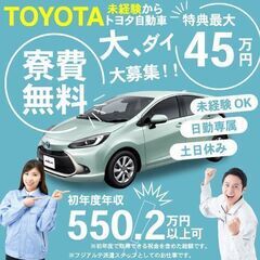 【日払い】トヨタ自動車で自動車本体の検査/2交替/寮費無料