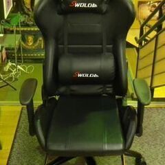 SWOLOL 昇降式 ゲーミングチェア オットマン付き ゲーム用チェア デスクチェア オフィスチェア パソコンチェア 札幌市 西岡店