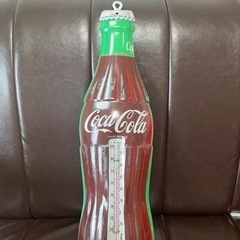 アメリカン雑貨◻︎希少　Coca-Cola 瓶モチーフ看板◻︎ブリキ製