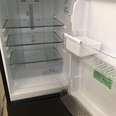 Hisense ﾊｲｾﾝｽ 冷蔵庫 HR-G1501　ダークブラウン クリーニング済 堺市 石津 2020年製 一人暮らし　新生活　冷蔵庫 154L ガラストップ 高年式 クリーニング済 堺市 石津【ジャングルジャングルサカイ石津店