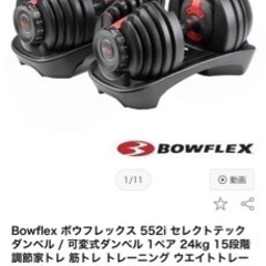 ボウフレックス ダンベル 24キロセット スタンド付き