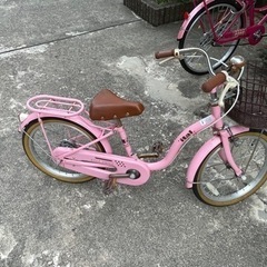 子供用自転車(ピンク) 18インチ