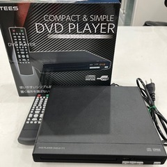 ＊【動作品】TEES コンパクト&シンプル DVDプレーヤー D...