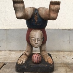 ビンテージ　骨董品　タイ　木製　像