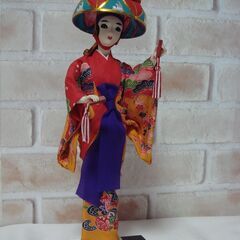 無料で差し上げます。琉球人形 沖縄の伝統工芸品　日本人形　昭和レトロ
