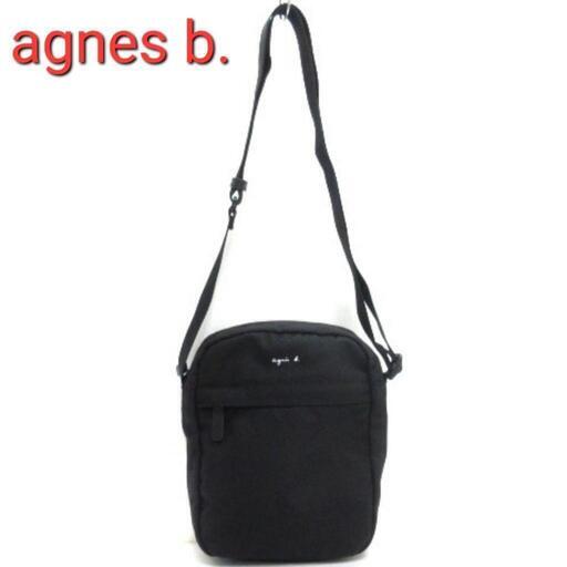 【限定品】アニエスベー agnes b. ナイロン ショルダーバッグ ブラック