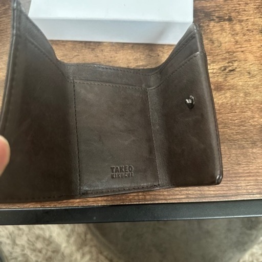 タケオキクチ　三つ折り財布　使用回数2回 タケオキクチ 三つ折り財布 使用回数2回