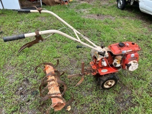 耕運機 家庭菜園に シバウラ ロータリー トラクター