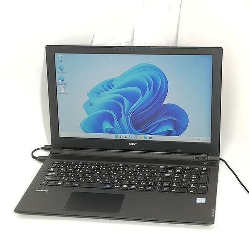 送料無料 ノートパソコン 15.6型 NEC VJ23TF-U 中古良品 第6世代 Core i5 8GB DVDマルチ 無線 Wi-Fi Bluetooth Webカメラ Windows11 Office