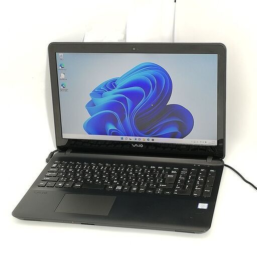 送料無料 ノートパソコン フルHD 15.5型 Sony VJS151C11N 中古良品 第6世代Core i5 8GB DVDRW 無線 Bluetooth Webカメラ Windows11 Office