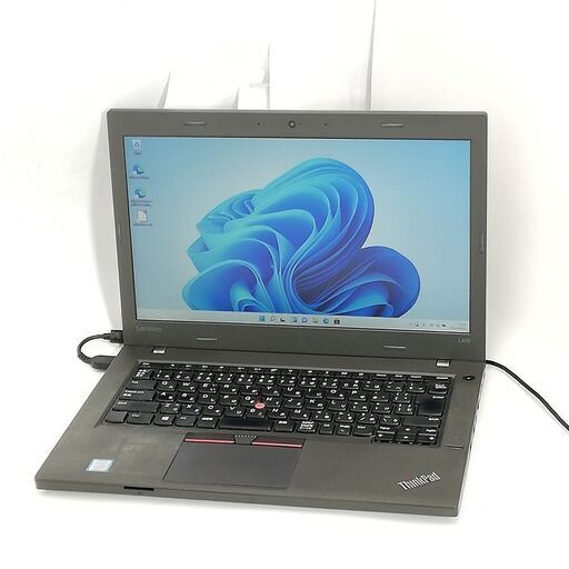 送料無料 高速SSD Wi-Fi有 14型 ノートパソコン Lenovo L470 第7世代Core i3 4GB 無線 Bluetooth Webカメラ Windows11 Office 即使用可