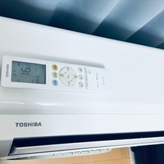 エアコン　TOSHIBA 2021年製／取り付け工事込み／　配達無料