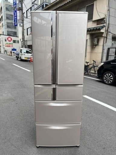 ‍♀️☘️大阪市内配達設置無料‍♀️三菱冷蔵庫465L自動製氷機あり保証有り