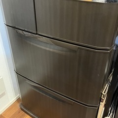 三菱　大型冷蔵庫　MR-E47S-DW [ダークウッド] 三菱 大型冷蔵庫 MR-E47S-DW [ダークウッド]