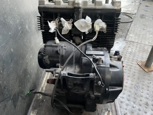 23D2 YAMAHA ヤマハ XJR400 4HMエンジン クランキングOK クランキング