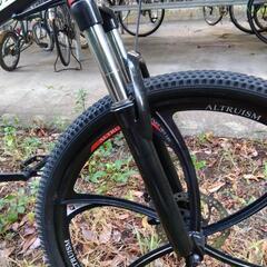 相手決まりました。(引き取り限定)　未使用　マウンテンバイク26インチ　折り畳み
