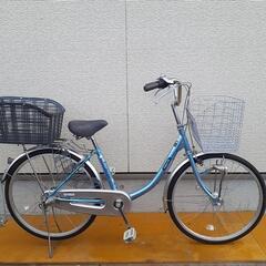 【決定・受付終了】丸石自転車　ママチャリ　24インチ　内装３段ギ...
