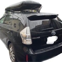 ルーフボックス　黒　プリウスαに使用してました。
