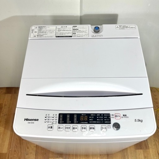 洗濯機 ハイセンス 5.5kg 2021年製 プラス3000〜にて配送可能☆他にも多数出品中！☆