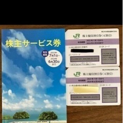 東日本旅客鉄道株主優待券 (4割引き） ２枚セット