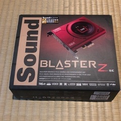 未使用品　Sound Blaster Z SE 