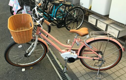 新入荷！！　ブリジストン　自転車　26インチ　ピンク　バッテリー新品！！