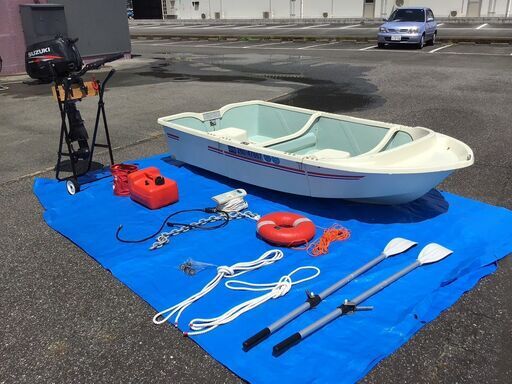 セット内容 船体本体 E3K280 船外機 DF5 スズキ 船外機の架台 スズキ