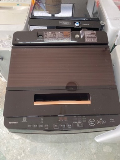 TOSHIBA 10キロ 洗濯機ZABOON AW-10SD6  リサイクルショップ宮崎屋住吉店 23.8.8.F